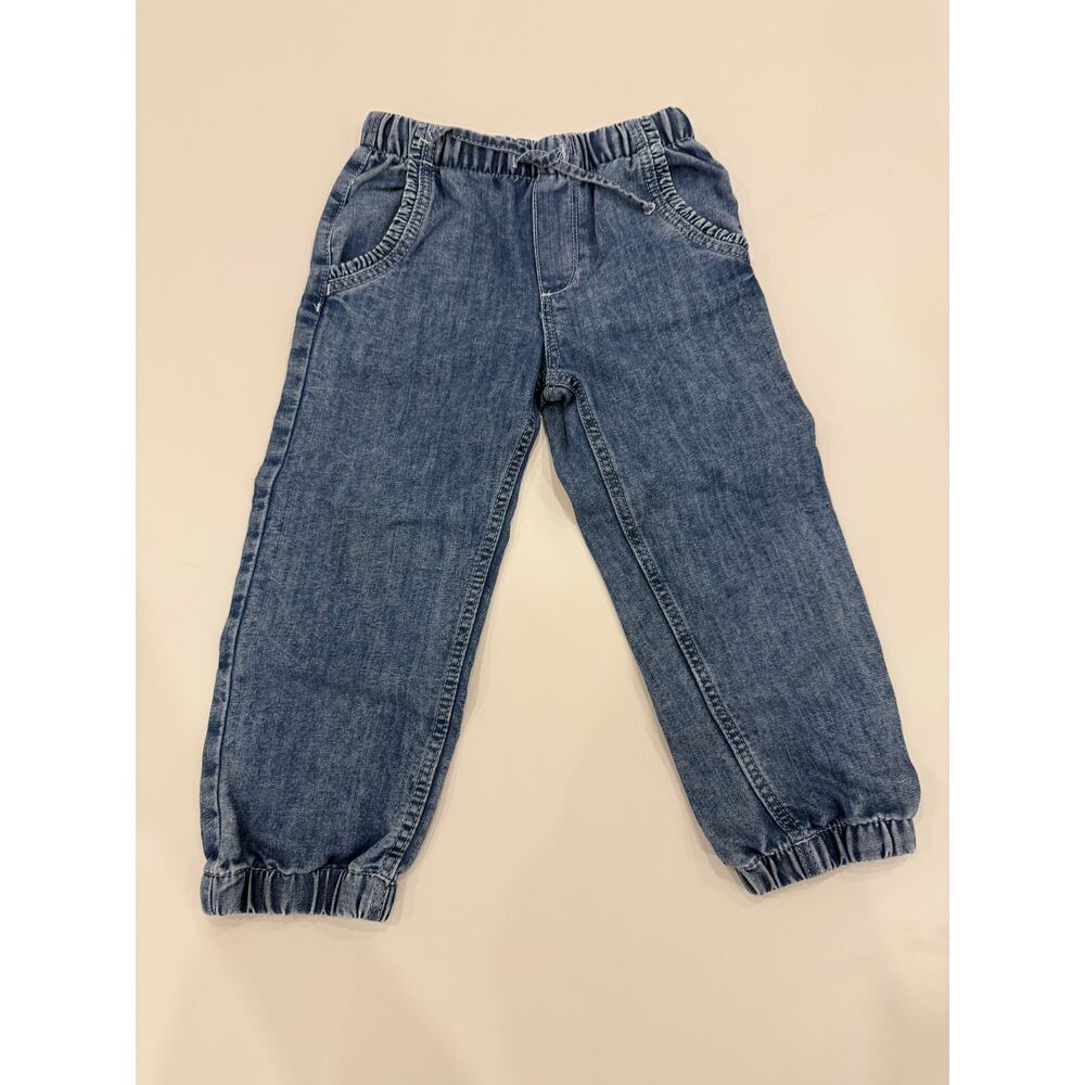 H&M- Toddle Denim Joggers - US 3T
